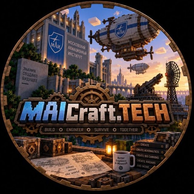 Арт MAICraft.TECH: мастерская с механизмами Create